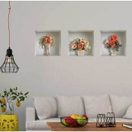 Virágdísz - 3D hatású matrica