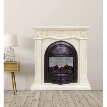 Elegáns kandalló - 3D hatású nyomtatott matrica