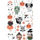 Halloween állatkák - Színes matrica csomag
