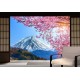 Vinil fotótapéta 3D hatással Shoji ajtó - Fuji hegység - 360x240