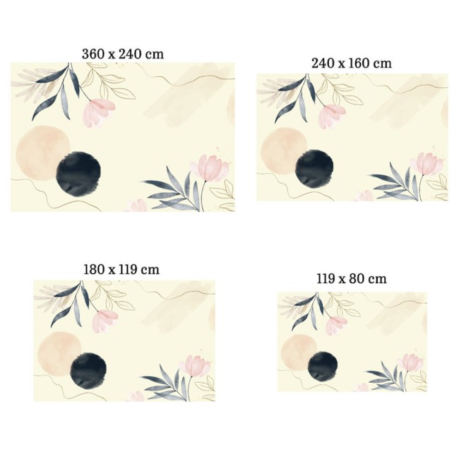 Fotótapéta - Akvarell Virágok