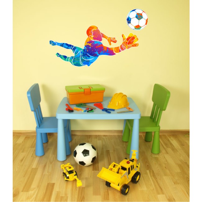 Színes labdarúgó - Falmatrica