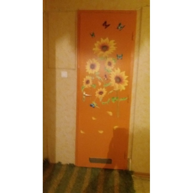 Napraforgó és pillangók - Színes matrica csomag