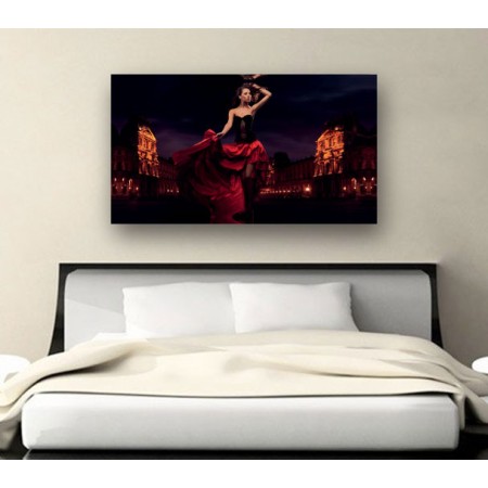 Flamenco vászonkép - 80x150 cm - AKCIÓ!