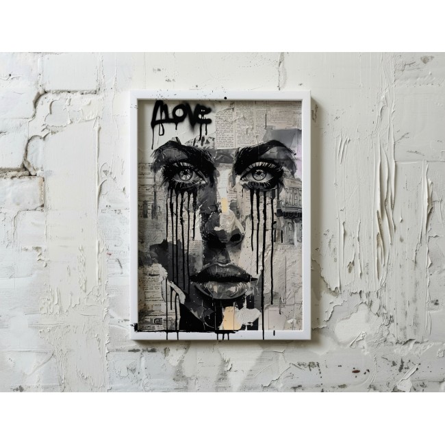 Kereten Túli Vászonkép - Tinta és Vallomás