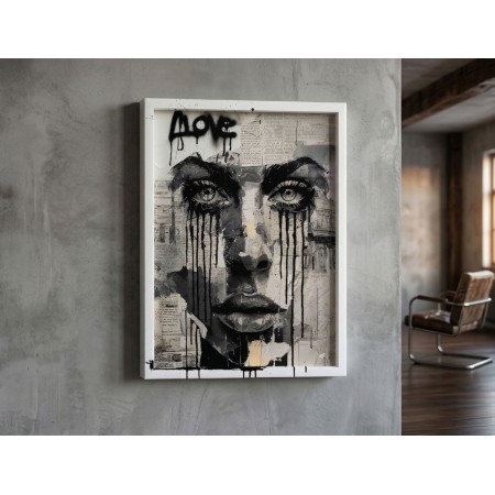 Kereten Túli Vászonkép - Tinta és Vallomás