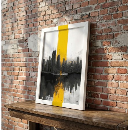 Kereten Túli Vászonkép - Metropolisz Fénye