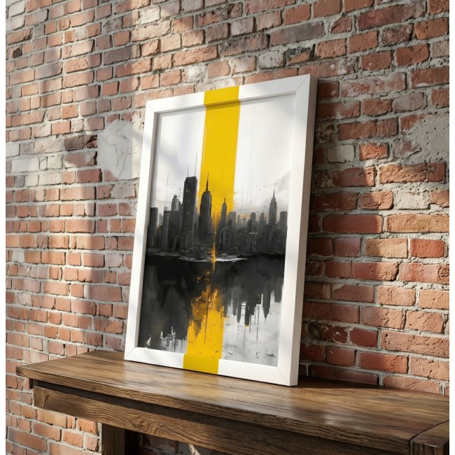 Kereten Túli Vászonkép - Metropolisz Fénye