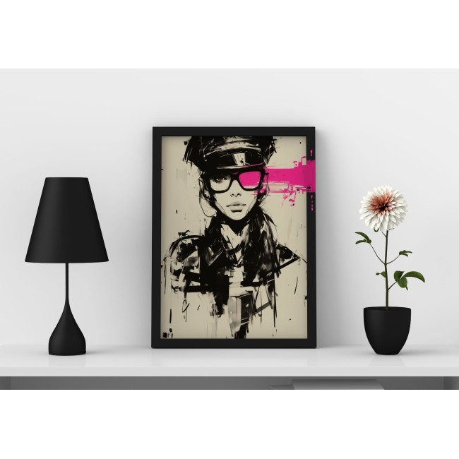 Kereten Túli Vászonkép - Cyber Punk Portré