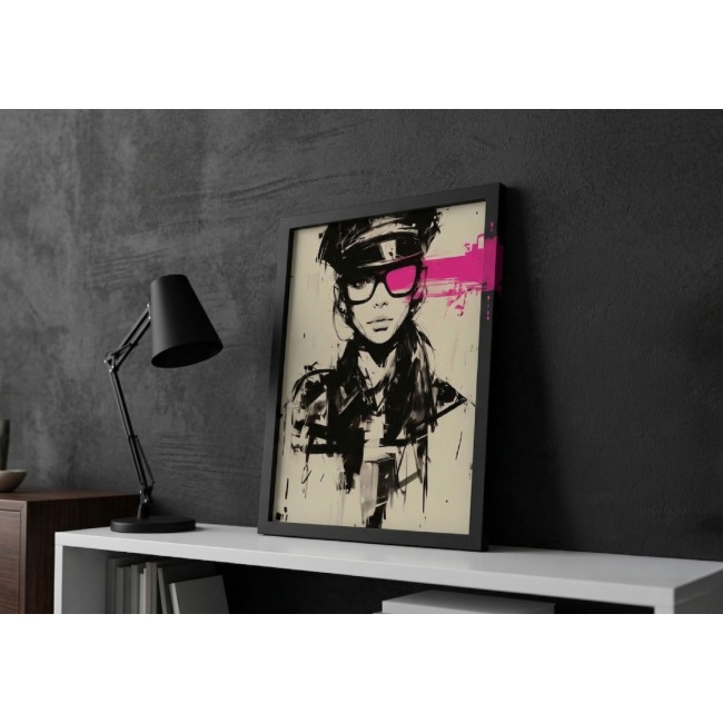 Kereten Túli Vászonkép - Cyber Punk Portré