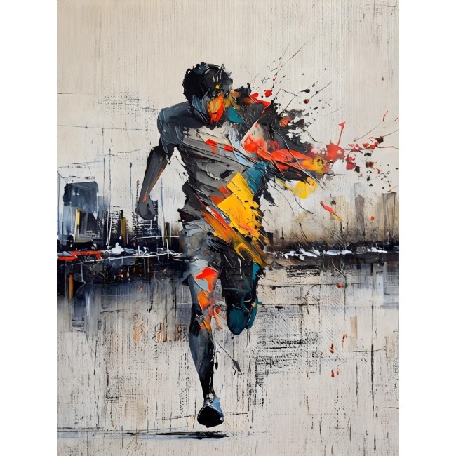 Kereten Túli Vászonkép - Narancs Áttörés