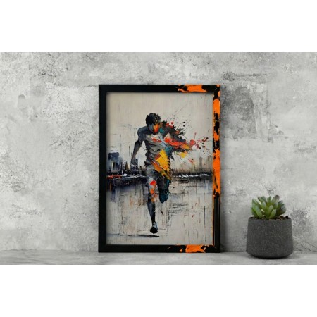 Kereten Túli Vászonkép - Narancs Áttörés