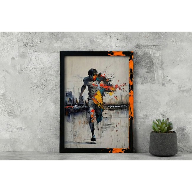 Kereten Túli Vászonkép - Narancs Áttörés