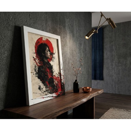 Kereten Túli Vászonkép - Vörös Aura