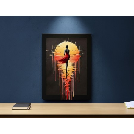 Kereten Túli Vászonkép - Olvadó Nap