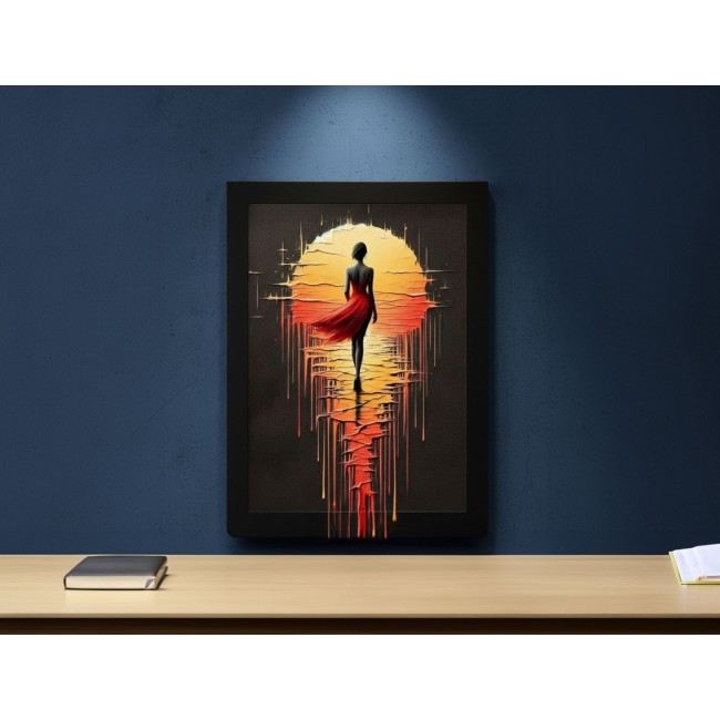 Kereten Túli Vászonkép - Olvadó Nap