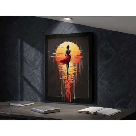 Kereten Túli Vászonkép - Olvadó Nap