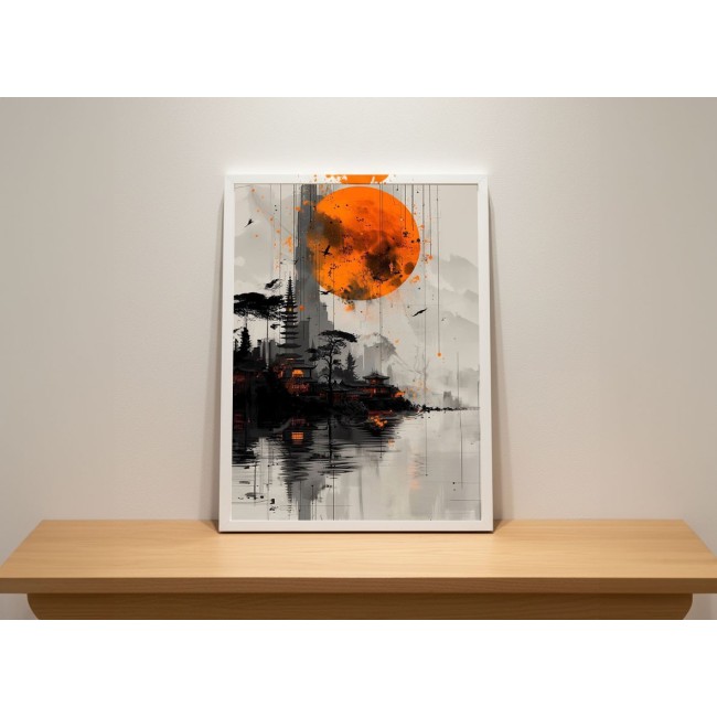 Kereten Túli Vászonkép - Felkelő Nap Pagodája