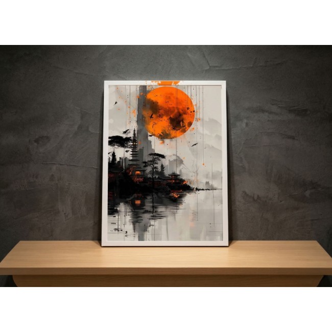 Kereten Túli Vászonkép - Felkelő Nap Pagodája