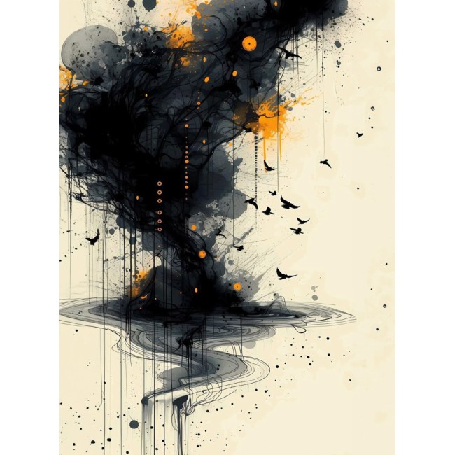 Kereten Túli Vászonkép - Fénytörés az Ismeretlenben