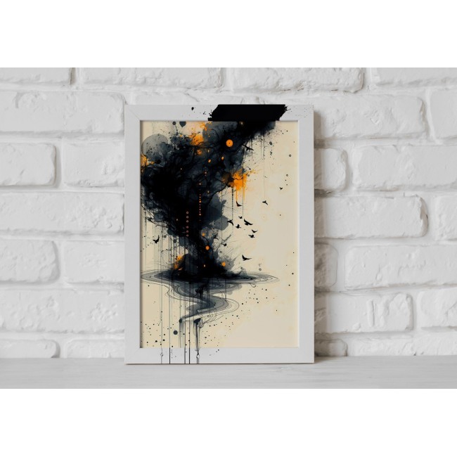 Kereten Túli Vászonkép - Fénytörés az Ismeretlenben