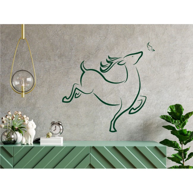 Szökkenő szarvas - Falmatrica / Faltetoválás