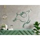 Szökkenő szarvas - Falmatrica / Faltetoválás