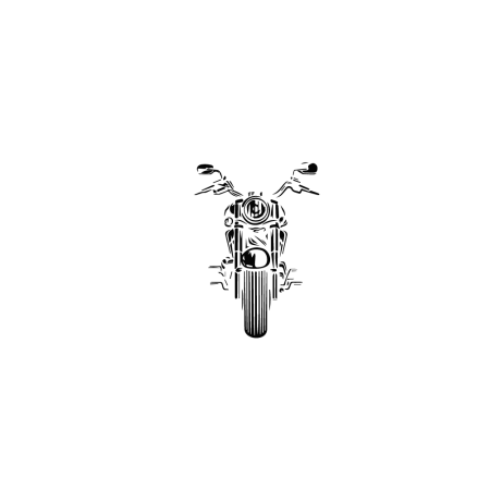 Menő motor - Falmatrica / Faltetoválás -