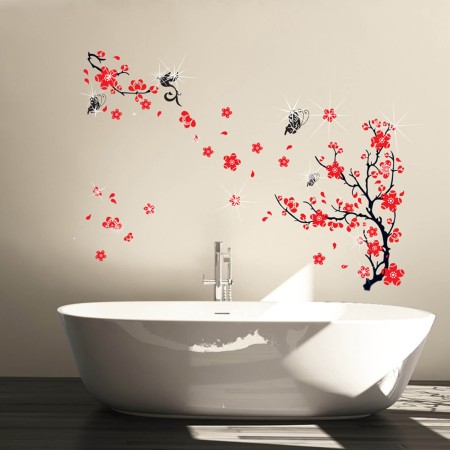 Tavaszi természet Swarovski kristályokkal - Falmatrica