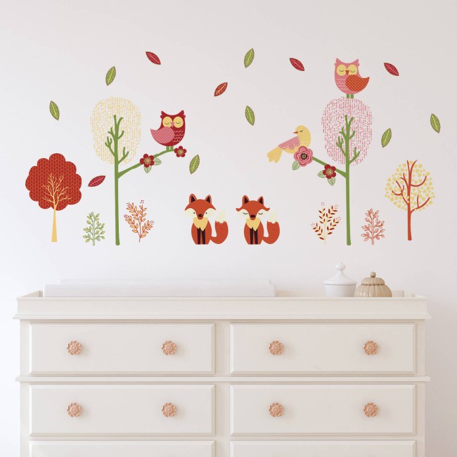 Rókák az erdőben - Falmatrica