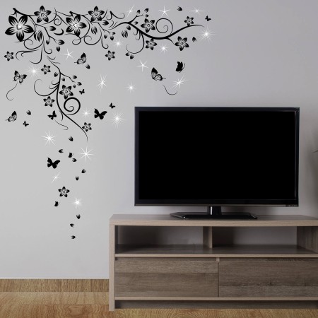 Indák és pillangók Swarovski kristályokkal - Falmatrica