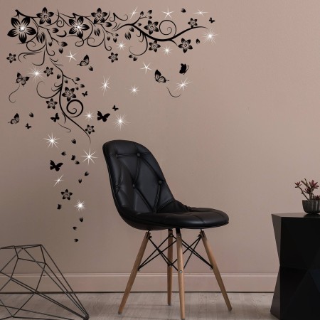 Indák és pillangók Swarovski kristályokkal - Falmatrica