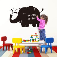 Krétával írható matrica - Elefánt