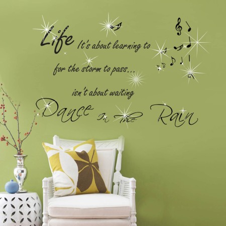 Tánc az esőben Swarovski kristályokkal - Falmatrica