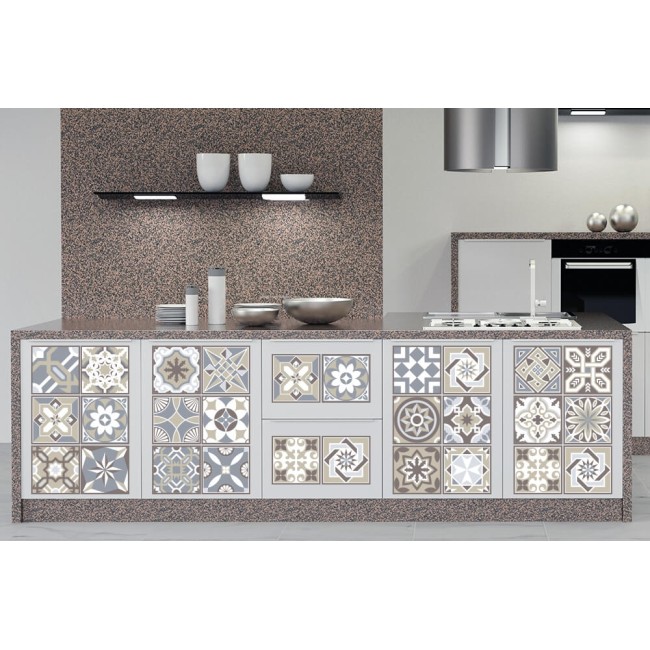 Csempe matrica - Limestone Spanish - 24 drb - 10x10 cm