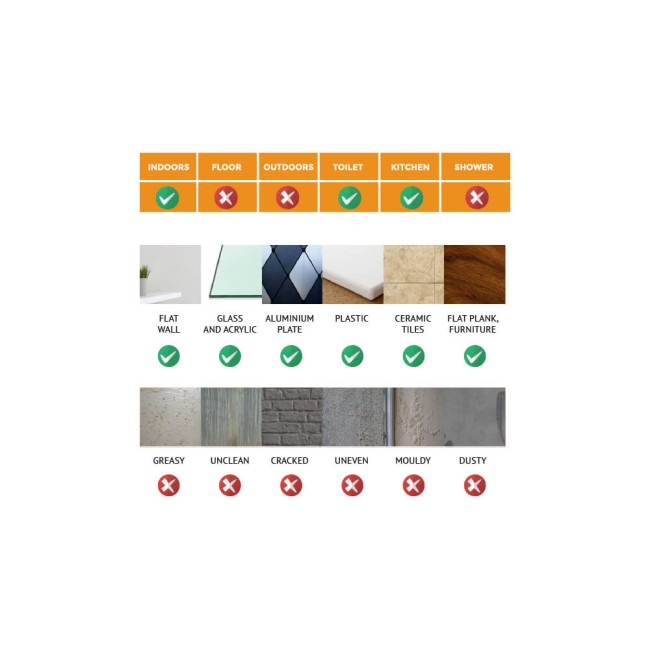 Csempe matrica - Malia Colourful - 24 drb - 15x15 cm