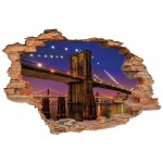 Brooklyn Bridge - 3D hatású matrica