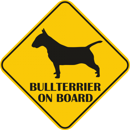 Autós matrica - Bullterrier