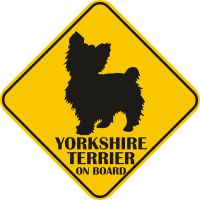 Autós matrica - Yorkshire terrier