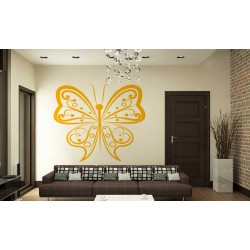 Dekoratív pillangó - Falmatrica / Faltetoválás