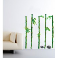 Bambusz ültetvény - Színes matrica csomag