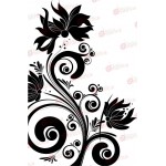 Virág szimbólum - Falmatrica / Faltetoválás