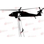 Black Hawk helikopter - Falmatrica / Faltetoválás