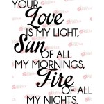 Your Love is My Light - Falmatrica / Faltetoválás