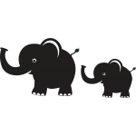 Nagy és kis elefánt