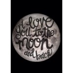 To the moon and back - Fekete