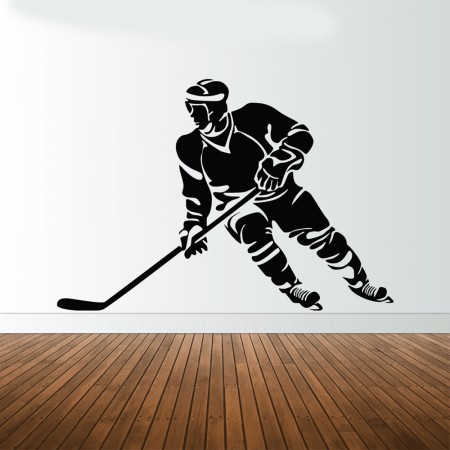 Hockey játékos - Falmatrica / Faltetoválás