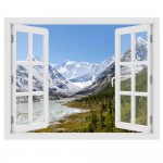 Altai-hegység, Oroszország - 3D hatású ablakos matrica