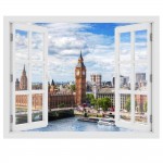 Westminster Bridge, London - 3D hatású ablakos matrica