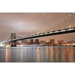 Brooklyn Bridge éjjel - Nyomtatott poszter
